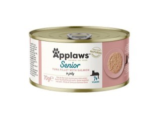 Applaws Senior Cat yaşlı pişik üçün konservləşdirilmiş nəm yem (jele), tuna və qızılbalıq ilə, 70 q