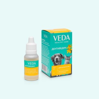 Veda Dentavedin pişik və itlərin ağız boşluğuna qulluq üçün gel, 15 q