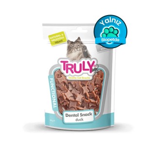 Truly Dental Duck Snacks pişiklərin diş təmizliyi üçün çərəz, ördək əti ilə, 50 q