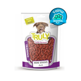 Truly Mini Sticks kiçik cins itlər üçün çərəz, ördək əti ilə, 90 q