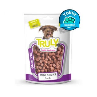Truly Mini Sticks kiçik cins itlər üçün çərəz, quzu əti ilə, 90 q